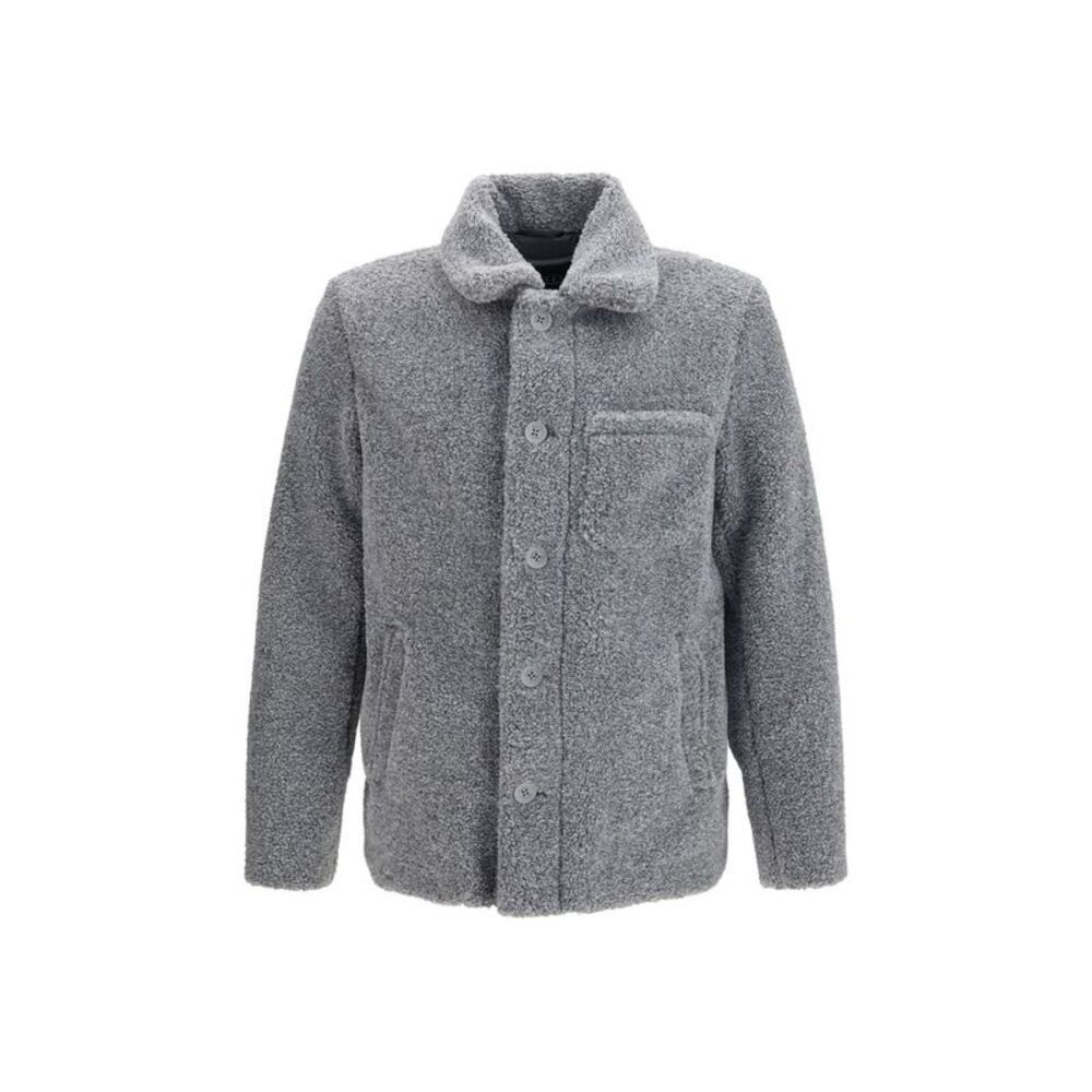 Herno Gray Polyester Full-Length Men's Jacket